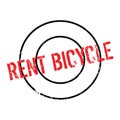 Rent Bicycle rubber stamp