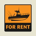 For Rent icon or sign Royalty Free Stock Photo