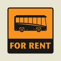 For Rent icon or sign Royalty Free Stock Photo