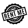 Rent Me rubber stamp