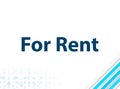 For Rent Modern Flat Design Blue Abstract Background Royalty Free Stock Photo
