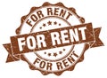 for rent seal. stamp Royalty Free Stock Photo