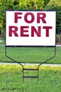 For rent sign Royalty Free Stock Photo