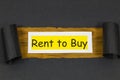 Rent to buy home business real estate property investment wealth