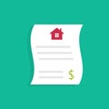 Rent utility bills Royalty Free Stock Photo