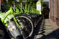 Rentable green city bicycles owned & offered by MOL