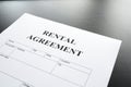 Rental agreement Royalty Free Stock Photo