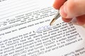 Rental agreement Royalty Free Stock Photo