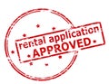 Rental application approved Royalty Free Stock Photo