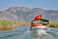 Rental Boat on Dalyan Ãâ¡ayÃÂ± River, Dalyan, Mugla, Turkey