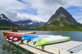 Rental Canoes at Many Glaciers Hotel, Montana