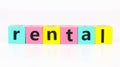 Rental concept. Royalty Free Stock Photo