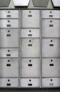 Rental postal boxes Royalty Free Stock Photo