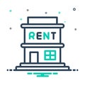 Mix icon for Rentals, rent and fare