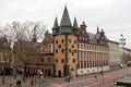 Rententurm, late Gothic gate tower of the former city fortifications, Frankfurt, Germany