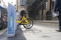 Renting bicycles in Padua, Italy