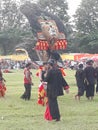 Reog ponorogo from indonesian. Traditional art atraction