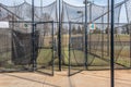 Batting cages opened in a park