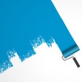 repainting with paint roller Royalty Free Stock Photo