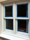 Repainting Wooden Window Frame