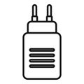 Repair adapter icon outline vector. Mobile broken