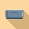 Repair air conditioner icon flat vector. House fix service Royalty Free Stock Photo