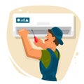 Repair of air conditioners. Maintenance and installation of cooling systems