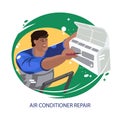 Repair of air conditioners. Maintenance and installation of cooling systems