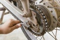 repair chain of motorcycle