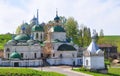 Repair of the Church of the Nativity of the Blessed Virgin in Staritsa. Russia