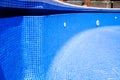 Repair and cleaning works of a swimming pool for the summer Royalty Free Stock Photo