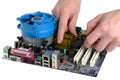 Repair of computer motherboard