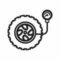 Repair Engine Motor icon vector Royalty Free Stock Photo