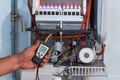 Repair of a gas boiler, setting up and servicing by a service department