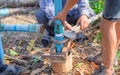Repair groundwater pipes