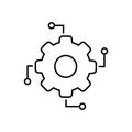 Repair icon vector. Fix illustration sign. Mend symbol. Update logo.