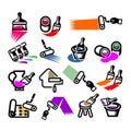 Repair Icons. Vector illustration