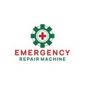 Repair Machine logo Design vector for industrial