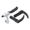 Repair part icon isometric vector. New bicycle brake lever and black barend icon