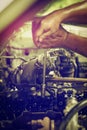Repair piston engine Royalty Free Stock Photo