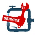 Repair plumbing and sanitary ware