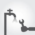 Repair plumbing symbol