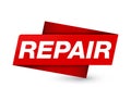 Repair premium red tag sign Royalty Free Stock Photo