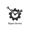 Repair service with gear like clock