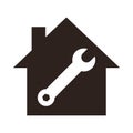 Repair service icon, home repair symbol Royalty Free Stock Photo