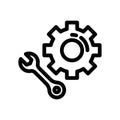 Repair stage icon in trendy line style design. Vector graphic illustration. Repair stage symbol for website, logo, app and Royalty Free Stock Photo