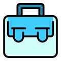 Repair suitcase icon vector flat Royalty Free Stock Photo