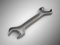 Repair tool - spanner. Industrial instruments for professional s