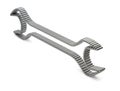 Repair tool - spanner. Industrial instruments for professional s