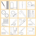 Repair tools. Royalty Free Stock Photo